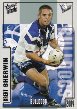 2004 Select Authentic #24 Brent Sherwin Front
